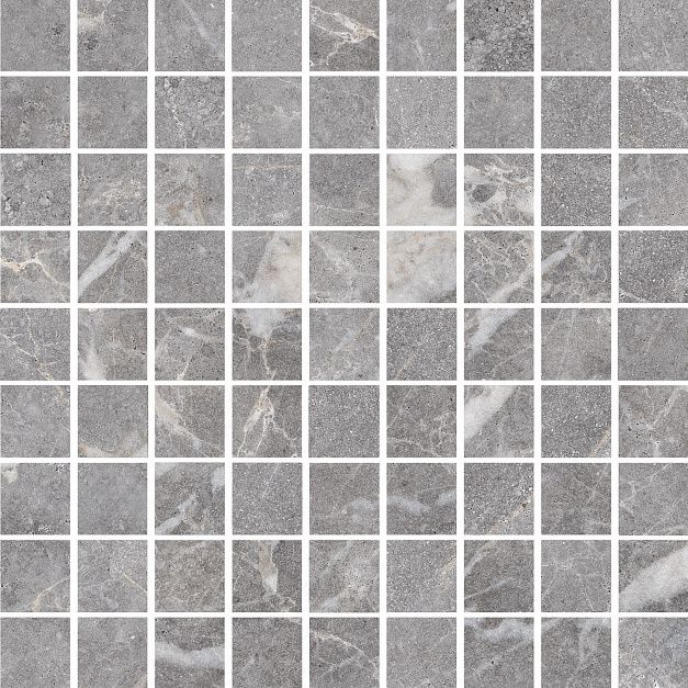 Мозаика керамогранит Kerranova Marble Trend Silver River K-1006 m01 MR 300x300x10 под мрамор